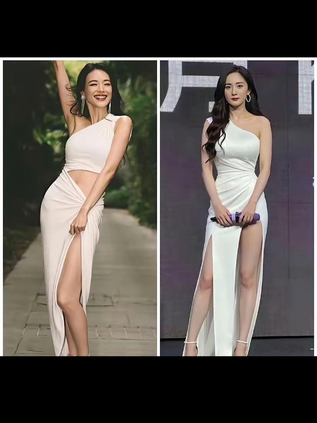 其实说实话，单论容貌，其实杨幂一点都不输！但是舒淇就这么一扭，她这服装还有造型