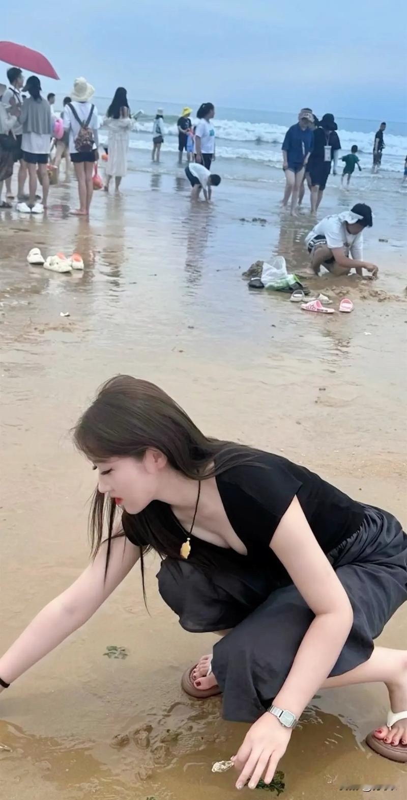 晒图笔记大赛夏天太热了，去海边吹吹风散散步，总能遇到你想遇到的人，看到你想看的风