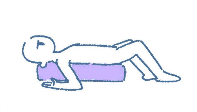 我发现了一个矫正圆肩驼背的动作