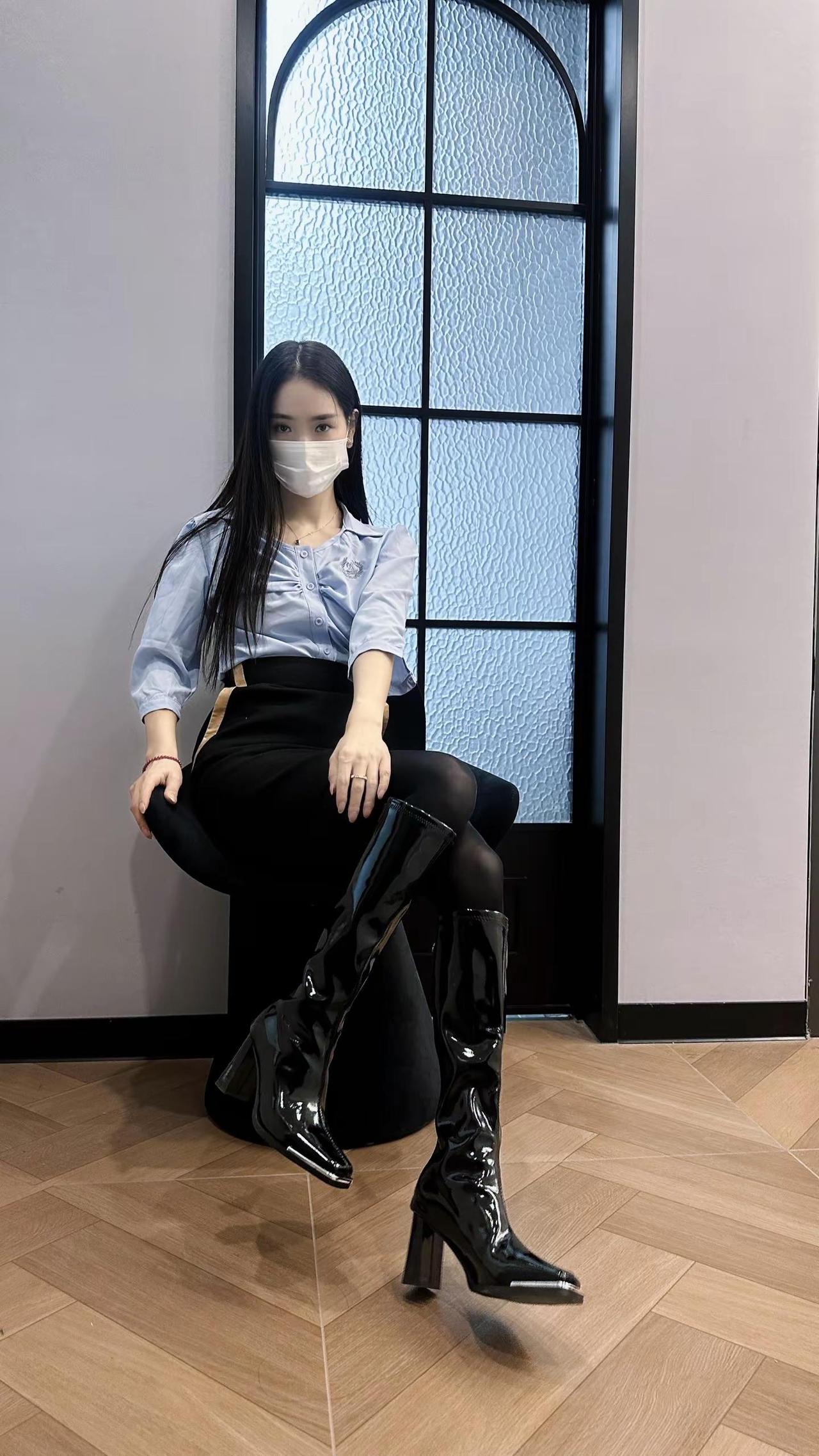 长筒靴御姐靴子控