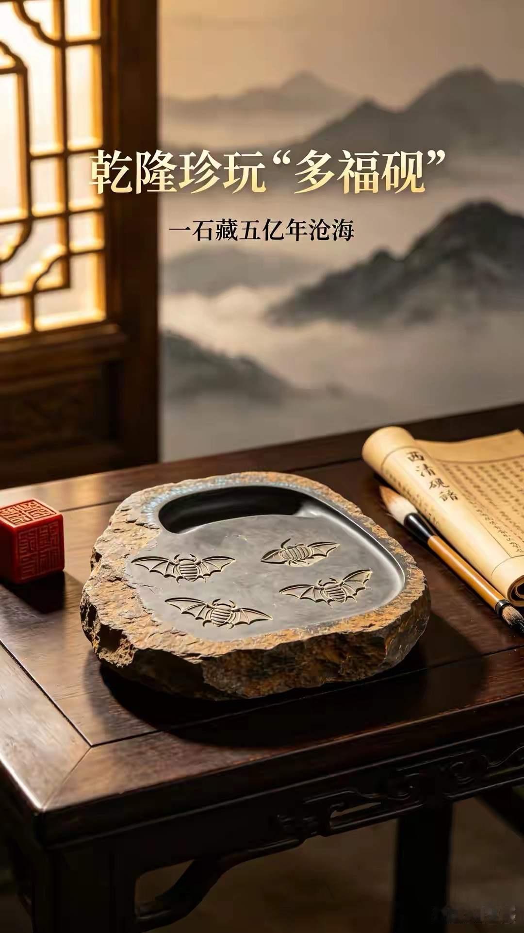 五亿年前寒武纪的三叶虫，在泰沂山系的岩层里沉睡成石，化作纹理如飞燕振翅的燕子石。