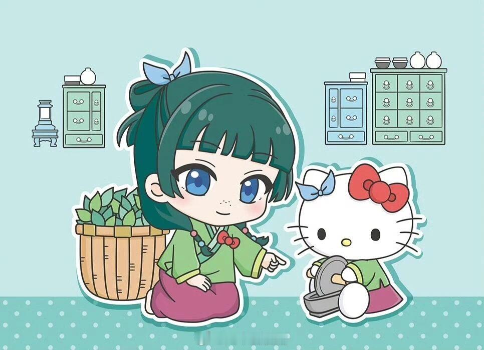 动漫动漫仲夏狂欢季盛夏壁纸大放送药屋少女的呢喃药屋少女的呢喃×三丽鸥联名壁