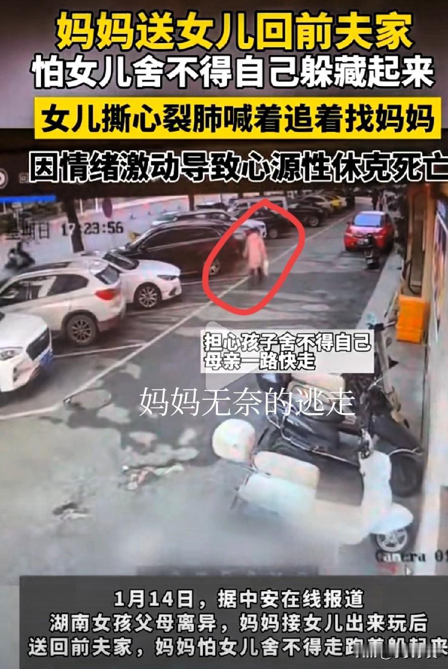 女孩在撕心裂肺的哭声中死亡，亲妈遭女孩姑姑谴责。湖南一场离异家庭的离别，终