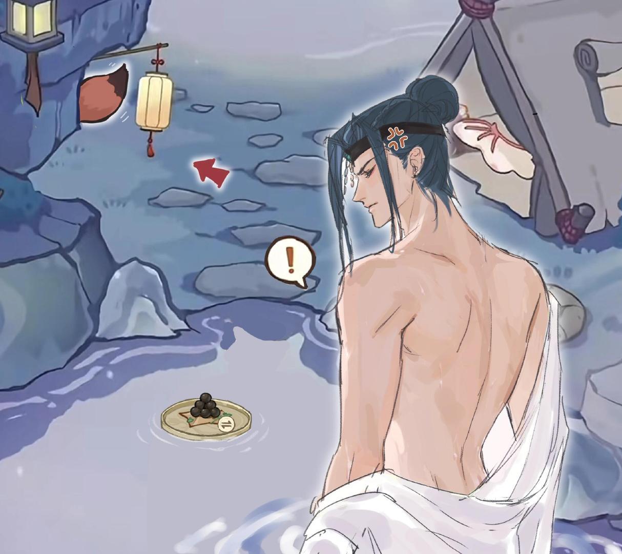死孩子约我泡温泉却打了一晚上蝙蝠😤如鸢​​​