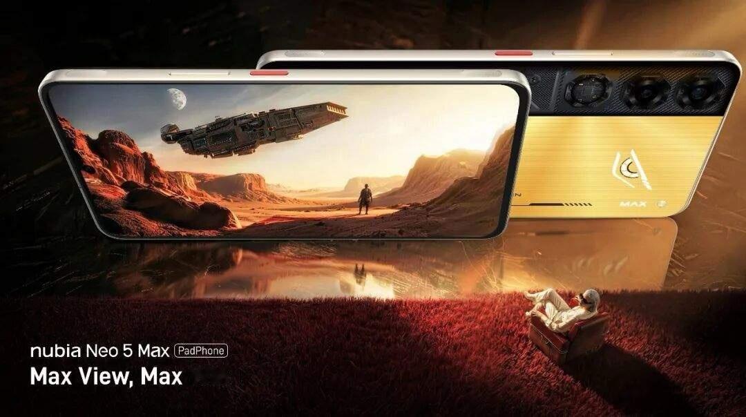 这个PadPhone概念有点意思。努比亚Neo5Max，大屏+超大电池，还有实