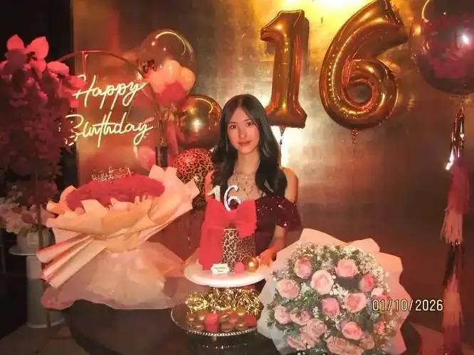 郭可盈女儿晒照庆祝16岁生日，办名媛派对好热闹，闺蜜超多人缘好。这一幕，不禁让人