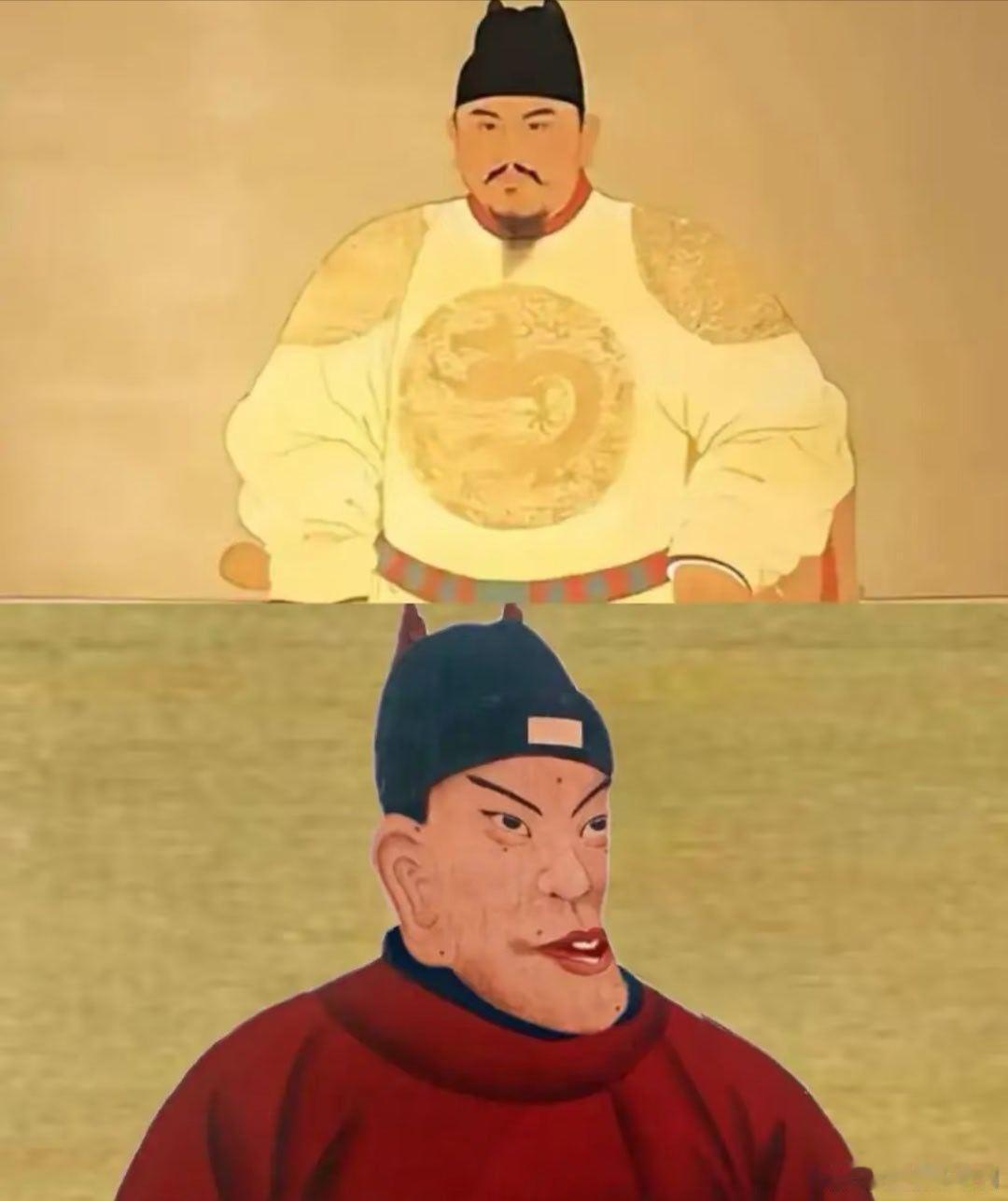 课本更换朱元璋画像这是一个好的开始！鞋拔子脸肯定不会是朱元璋！明朝开国皇帝哪里