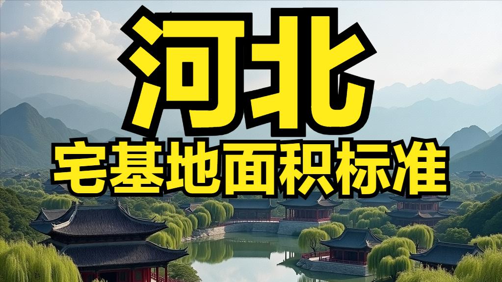 河北省农村宅基地面积、建筑面积、建筑高度层高、翻建扩建等标准