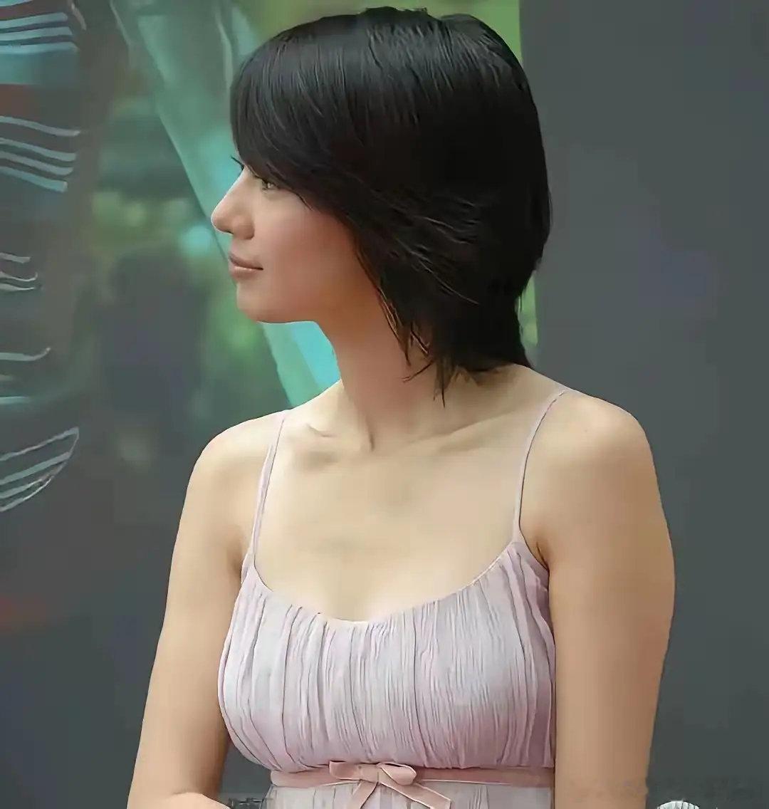 那时的高圆圆真是清纯美丽，让人心颤啊。说她是氧气美女不过分吧，怪不得赵又廷一跟她在一起，马上就结婚了
