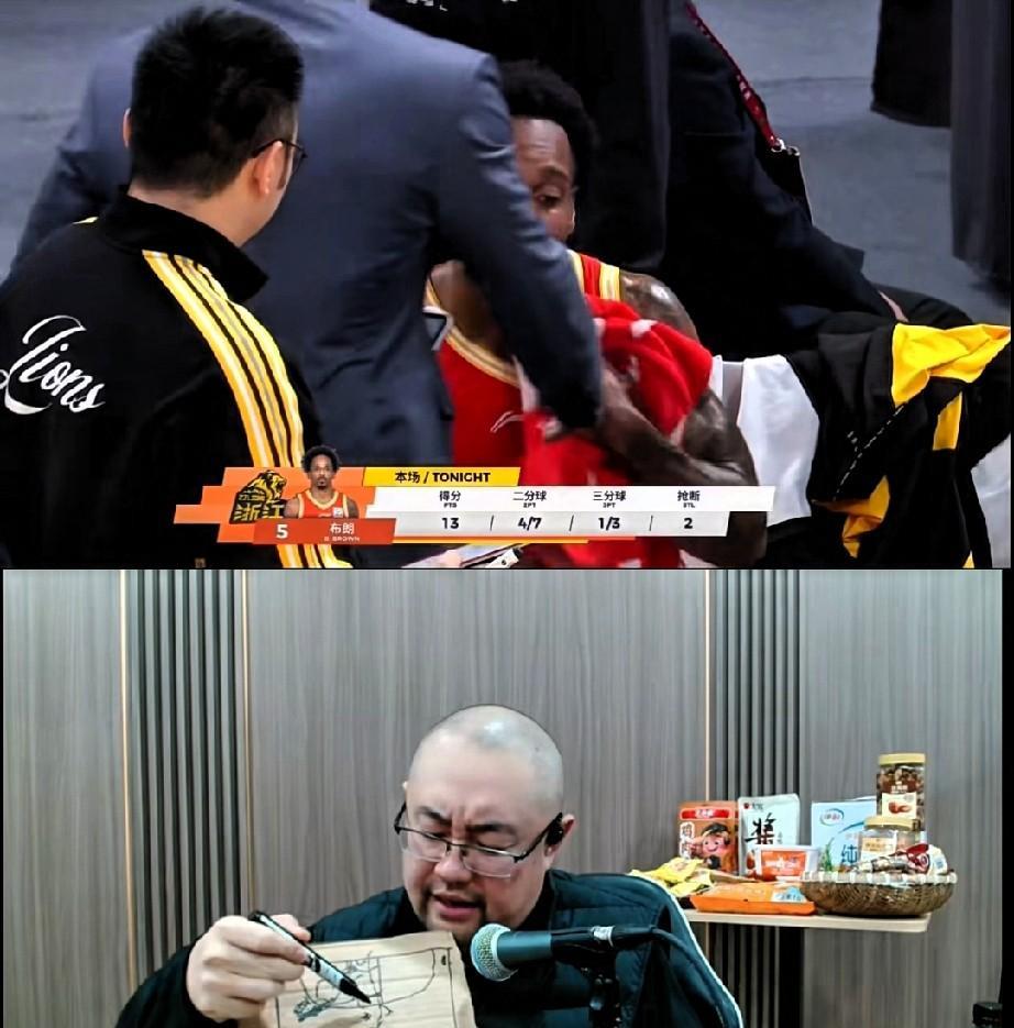 篮球名嘴贾队长痛心疾首！张镇麟在上海沦为蓝领，上海被广厦完全压制，张镇麟折手感冰