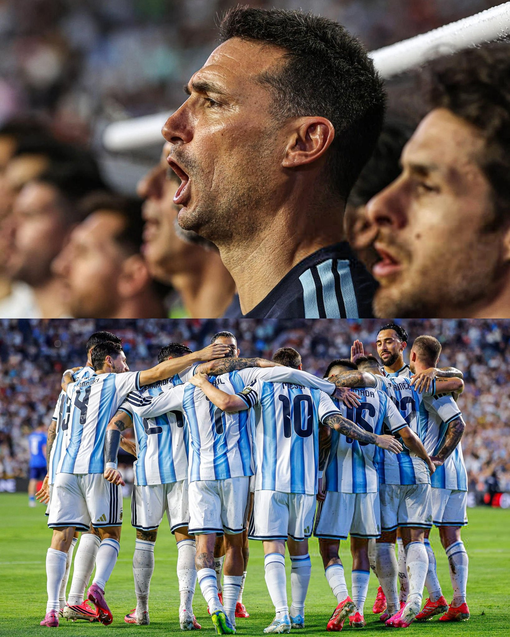 🇦🇷✊“我毫不怀疑，人们会在这支球队身上找到认同感”👤利昂内尔·斯卡洛