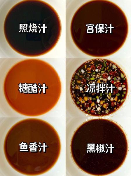 万能调料汁公式‼家常菜百搭酱汁厨房小白看！cr：无糖醇​​​