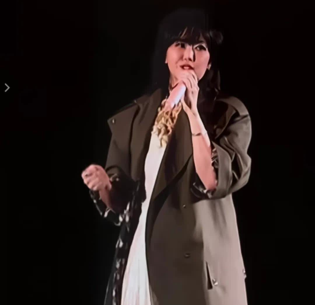 孙燕姿变胖的原因找到了！是她自己说漏了嘴！4月28日，在上海的演唱会上，