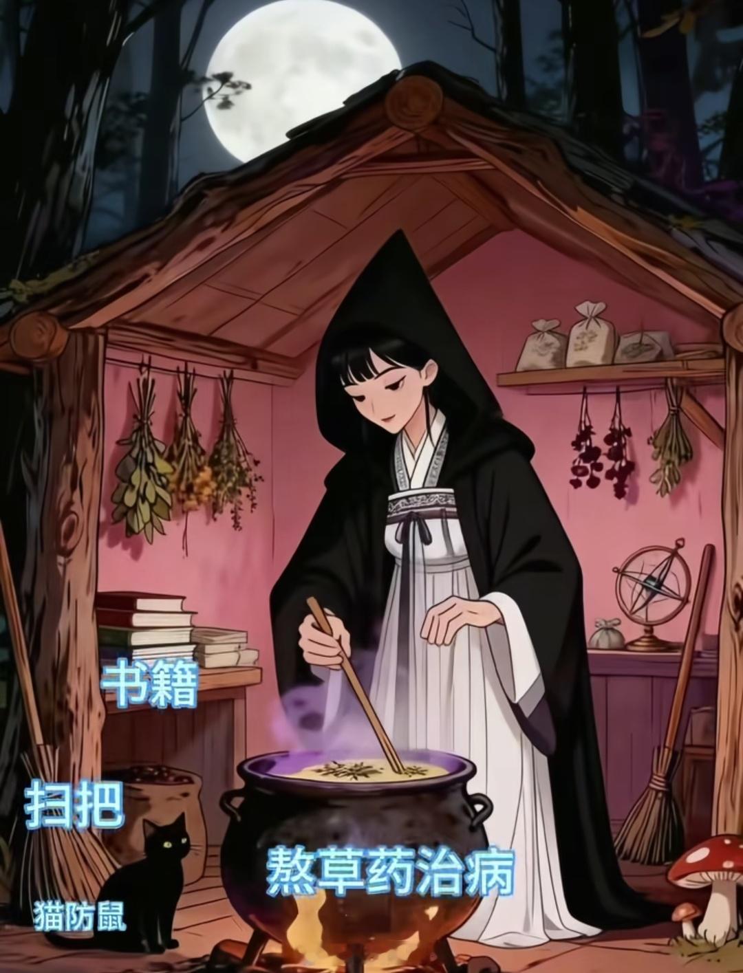 看到一个说法，西方女巫是郑和下西洋的随行女医官飞天扫帚，原来是扫把熬中药就是熬魔