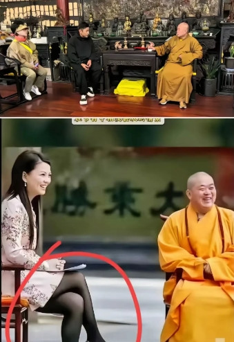 花和尚释永信由此可见一斑李湘确实厉害。在娱乐圈里，人脉和气场很重要。就像她采访