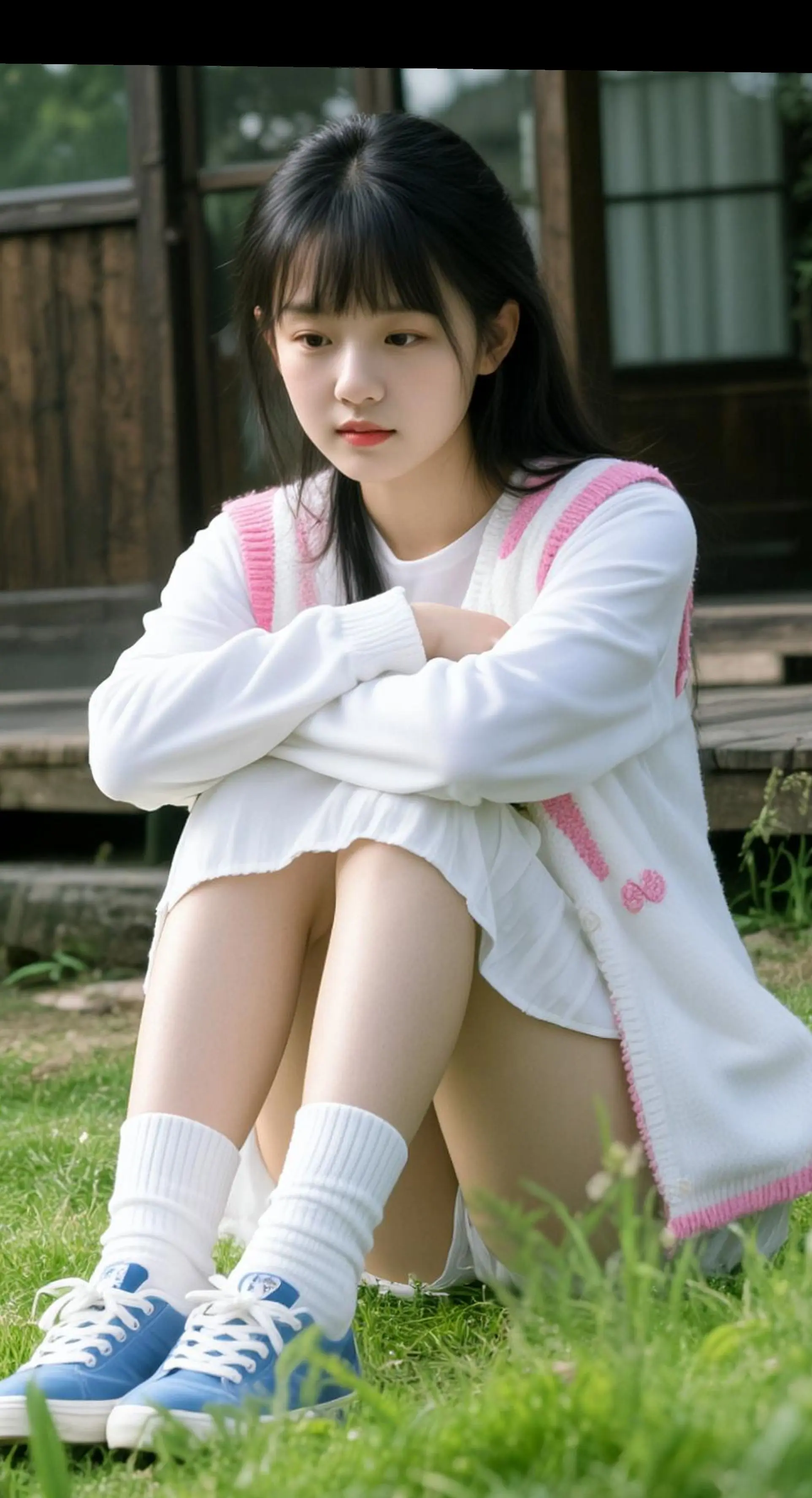 AI清新少女写真  ai创作