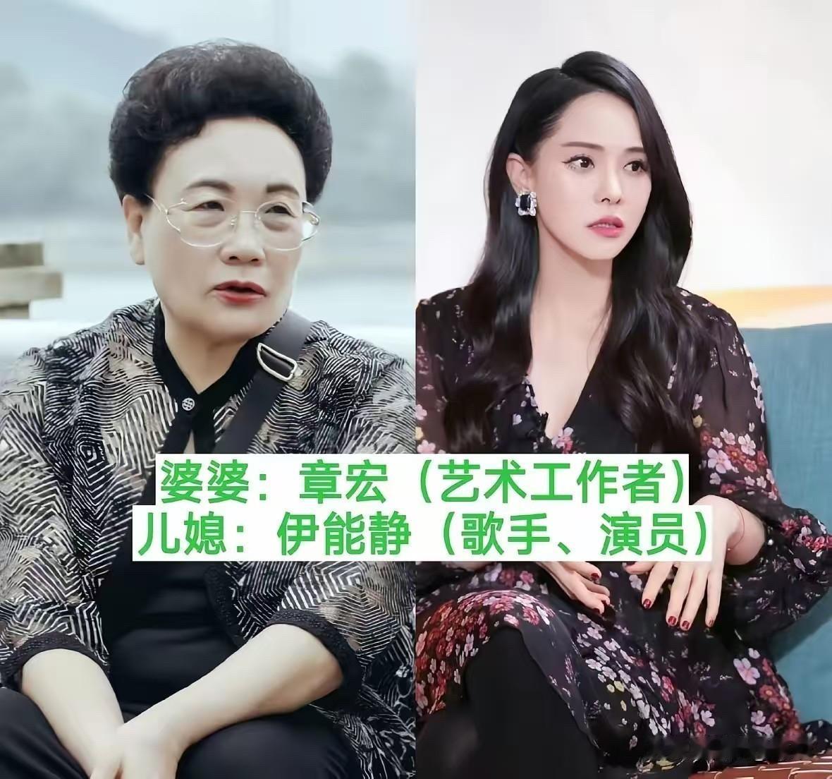 娱乐圈这对婆媳，关系比亲母女还亲先说说章宏与伊能静：把儿媳当女儿宠，这婆婆太