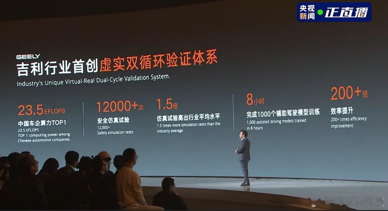 吉利行业首创虚实双循环验证体系！这真的安全就是吉利