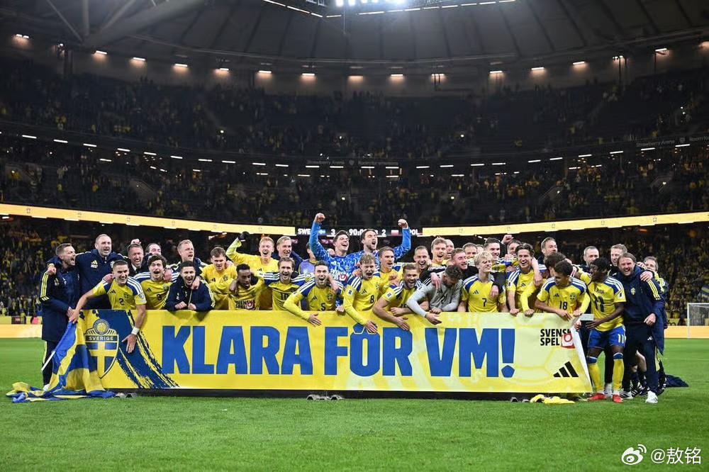 瑞典3比2波兰伊萨克因伤缺席了这次世预赛附加赛半决赛和决赛。但是，当瑞典人回首