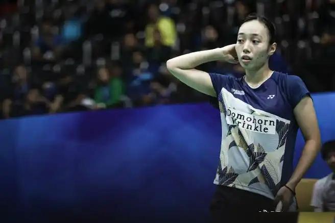 刚刚结束了一场2026韩国羽毛球大师赛女单1/4决赛，女单1号种子、世界排名第2