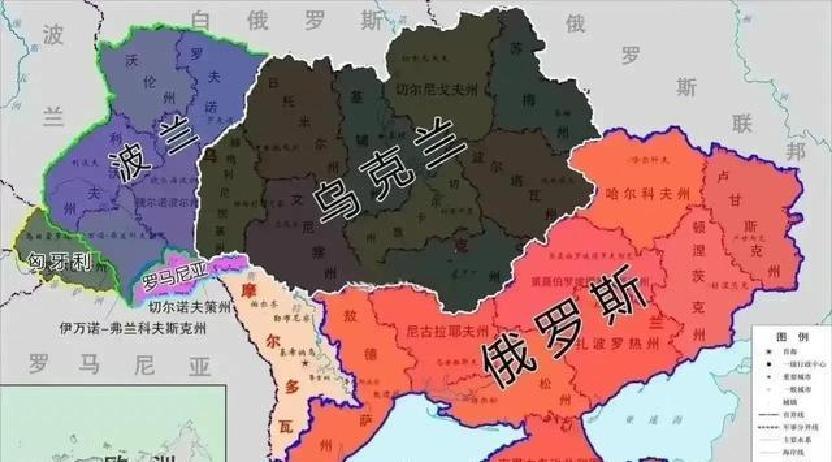 什么是“唇亡齿寒”具象化？看看地图就懂了，难怪波兰这么紧张乌克兰紧邻波兰，形