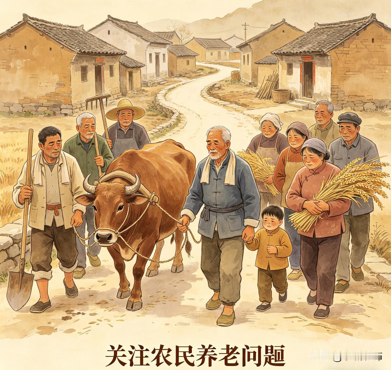 农民老了以后应该由谁来养老呢?农民养老，本质上是个人、家庭、集体与国家共同承担