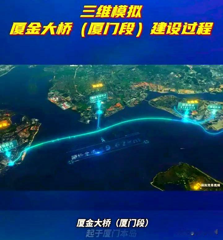 彻底拦不住了！大陆一锤定音，厦金大桥全速落地，台当局阻挠彻底失效隔海相望二