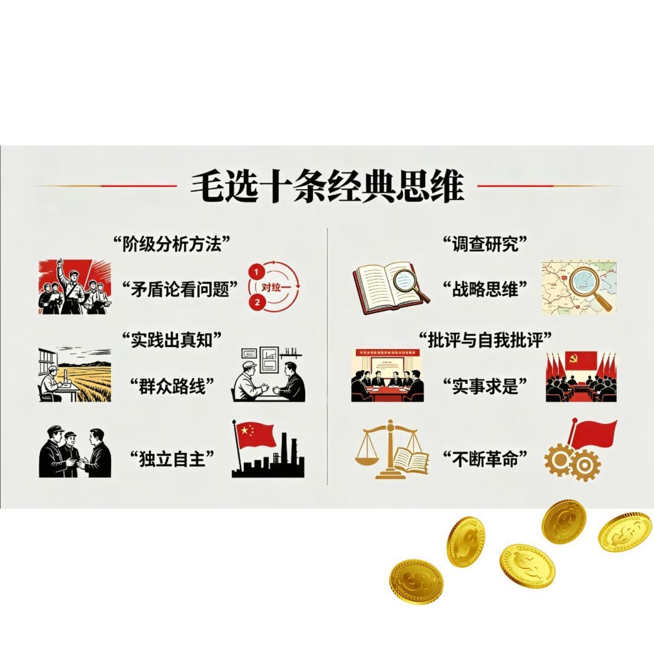 《毛选》这10条心法，直接套用就能赚钱！《毛选》其实就是10句话，都是极实用