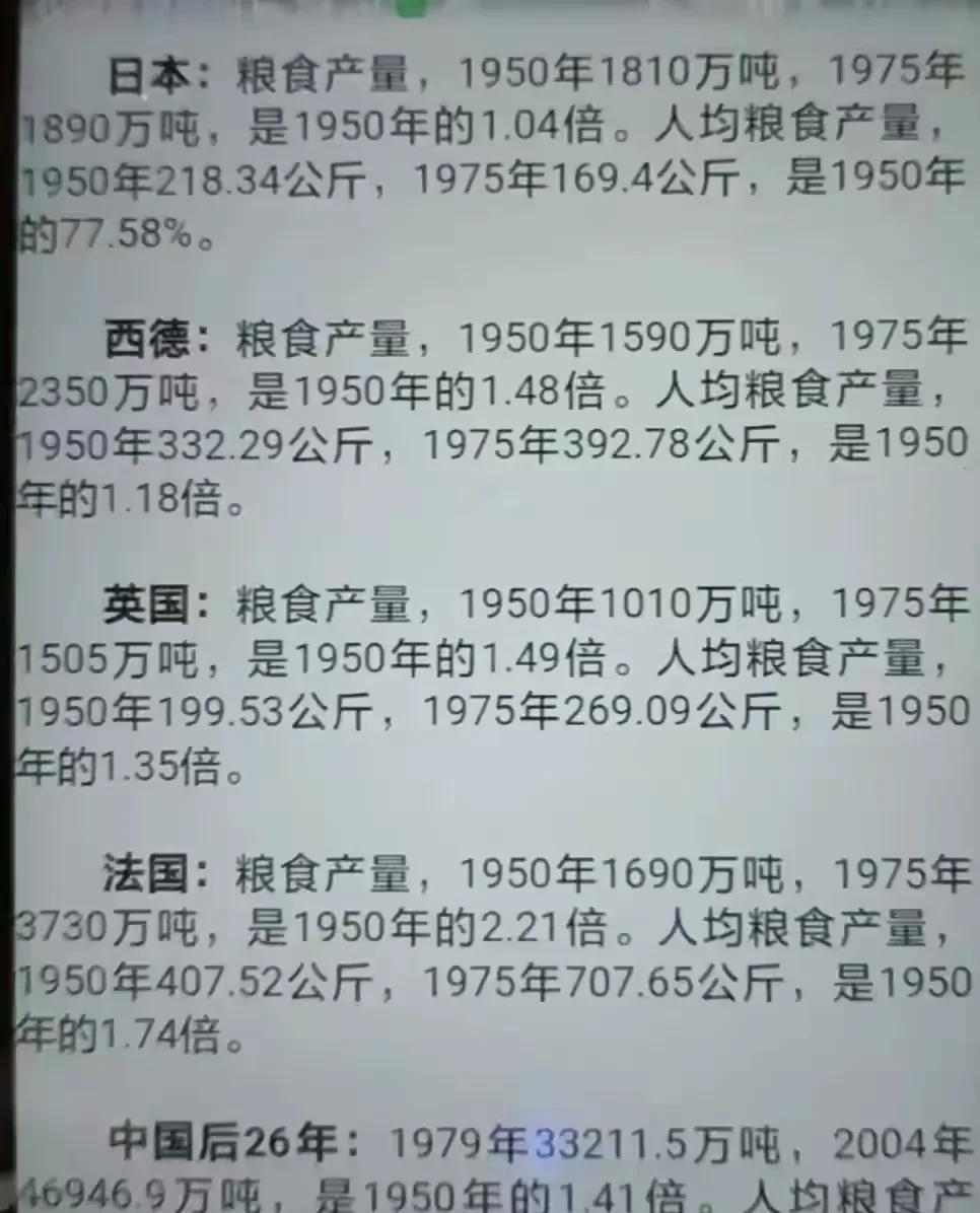 当我们很多人天天抱怨当年饿肚子的时候，却不知道自己生活在新中国多幸福。1975