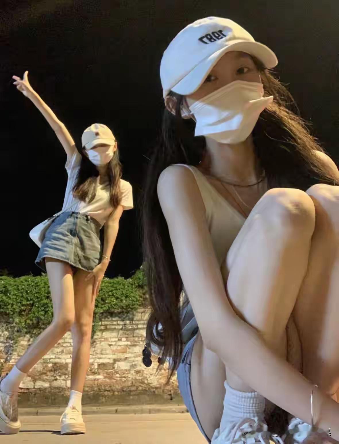 夏日夜晚的闺蜜时光，一起嗨翻街头！🌟👯‍♀️闺蜜微醺时光姐妹休闲小聚闺蜜