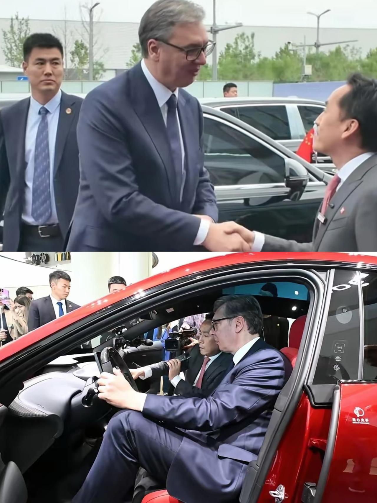 武契奇参观小米汽车工厂直言买不起：不是谦虚，是真的超预算了。5月26日