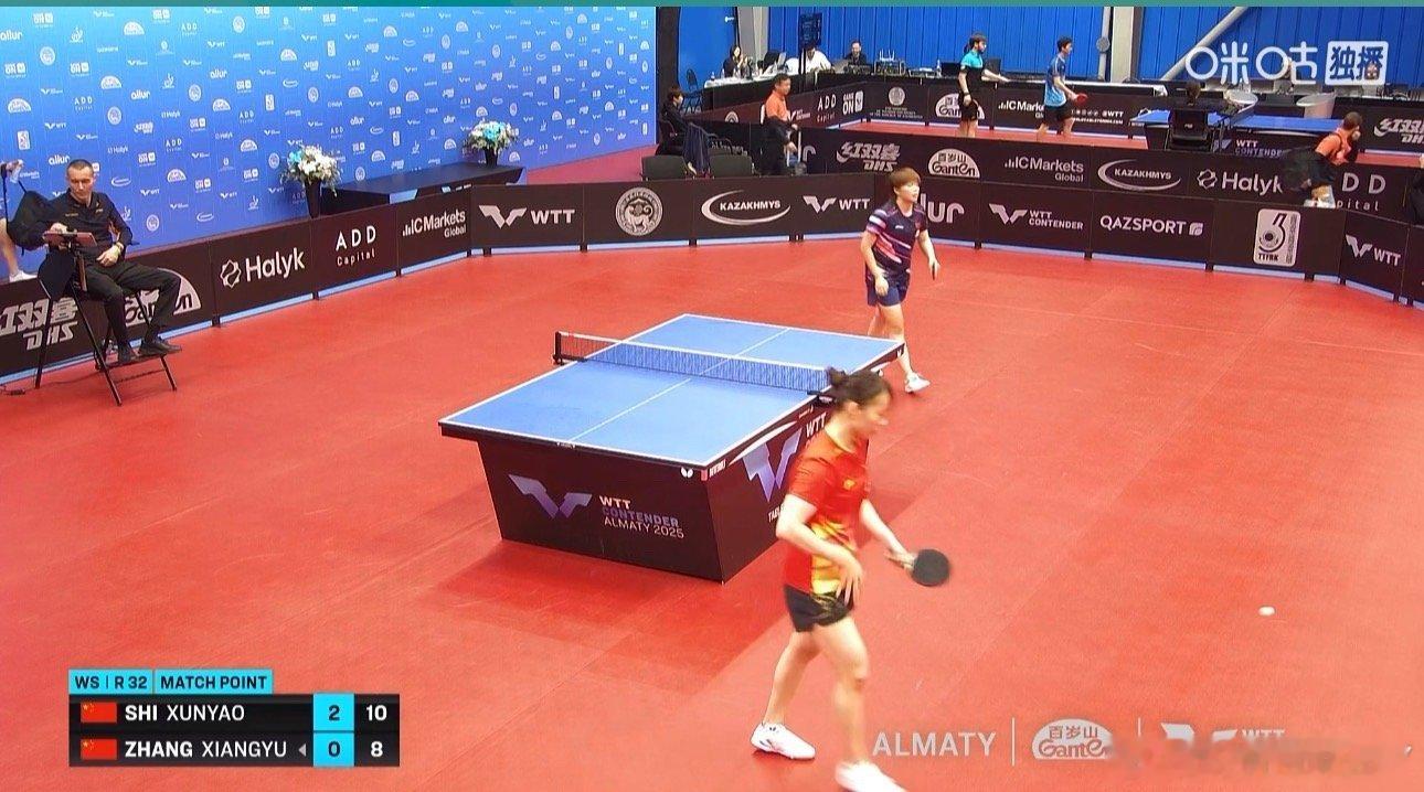 2025wtt阿拉木图挑战赛女子单打32-16石洵瑶3-0张翔宇（11-911