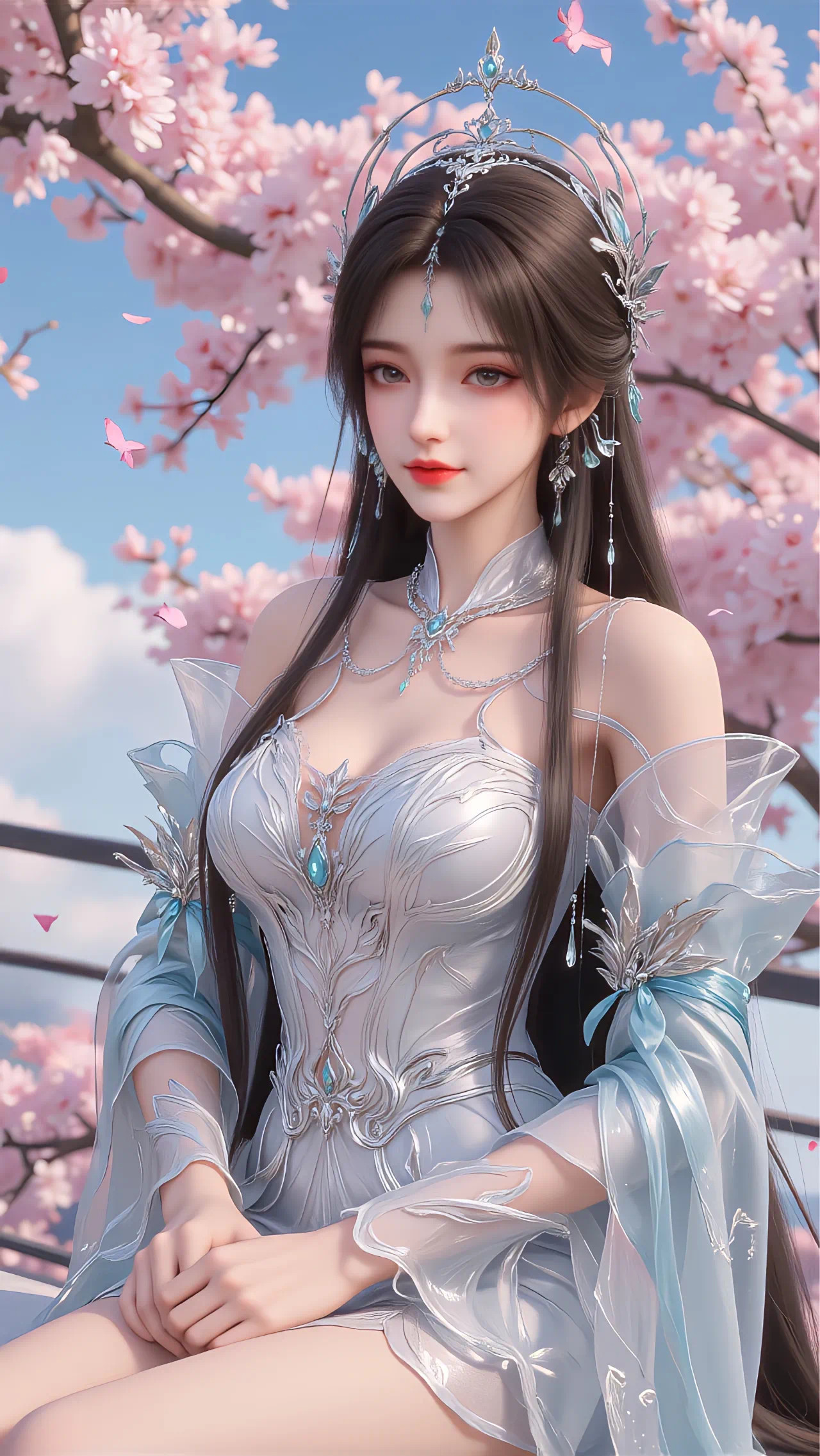 完美世界清漪【精致美图】边荒时的装扮，感觉是另一种美！仿佛更加高贵了～国产动
