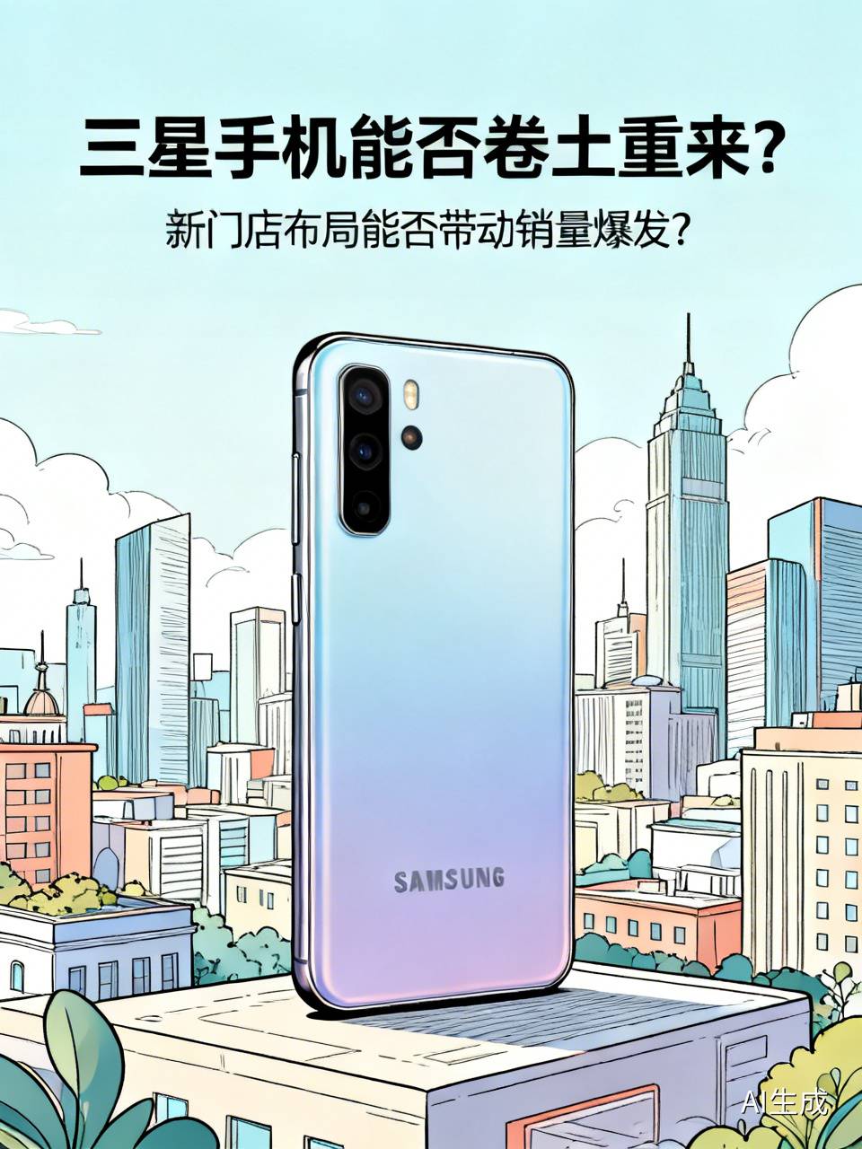 三星手机还会卷土重来吗？有没有发现，三星手机最近在内地又开始增加了新门店了。曾经，三星手机在内地的销
