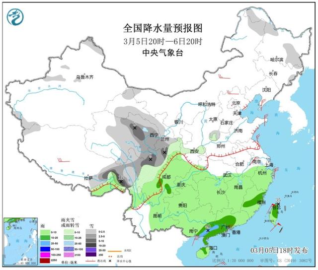 新一轮强冷空气蓄势待发, 北方7省有暴雪, 南方大雨大风雷暴齐来