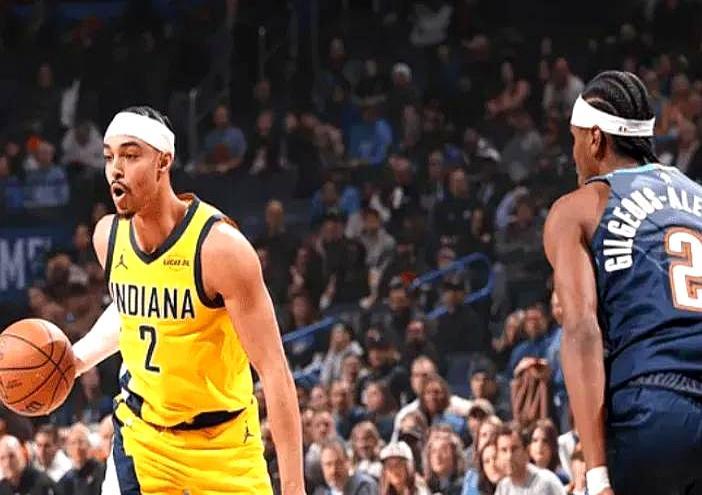 他不敢回那个球馆，队友替他报了仇。你别看比分117-114，这根本不是一场