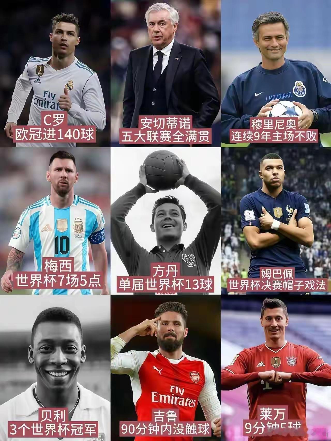 足坛最难破的记录，感觉穆里尼奥那个最难。作为欧洲五大联赛教练，穆帅9年主场没输过