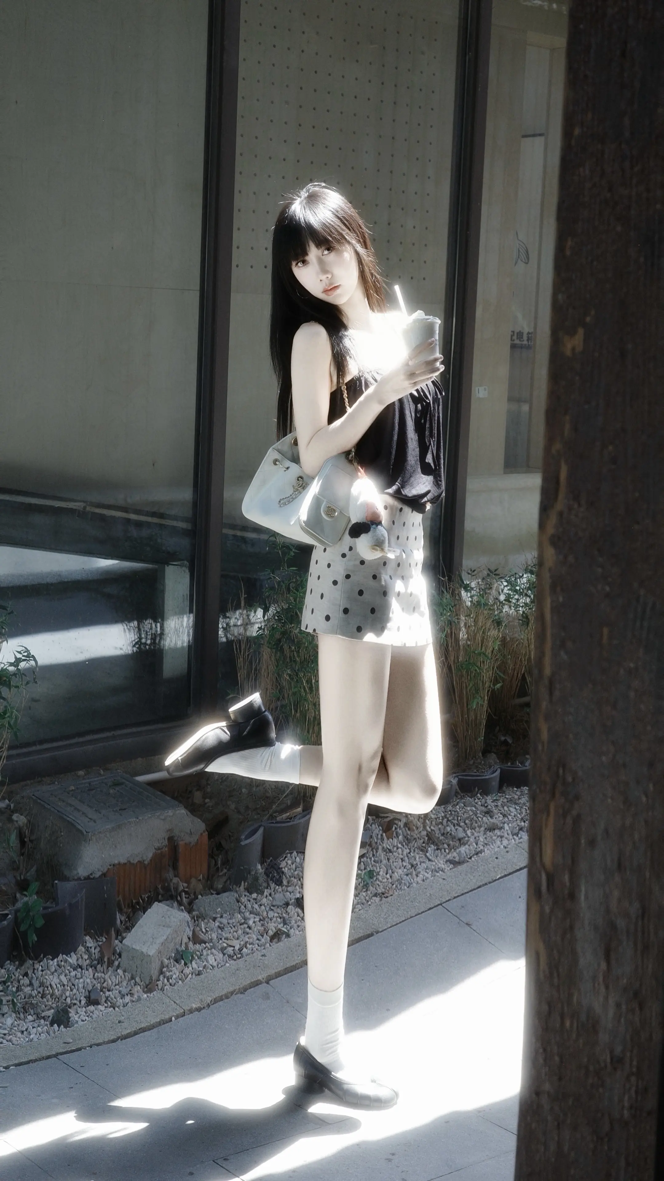 蜜桃女孩 酷辣女孩的初夏ootd 理光gr3x 人像摄影 拍照技巧