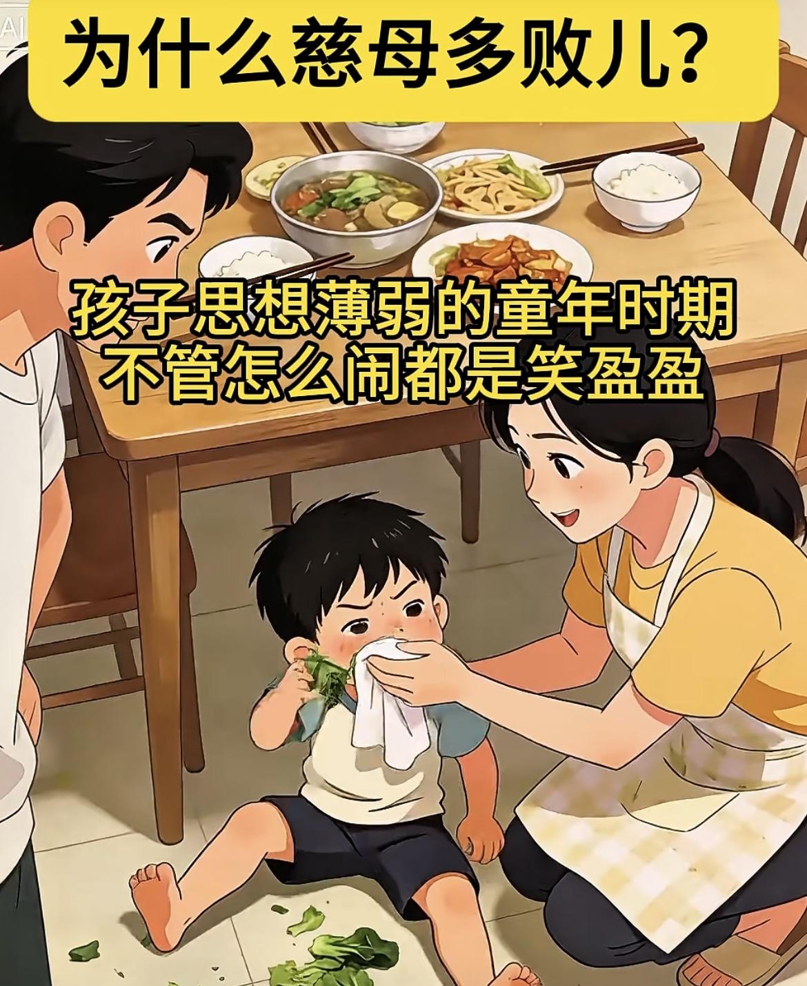 “你相信慈母多败儿么……”[笑着哭][笑着哭]