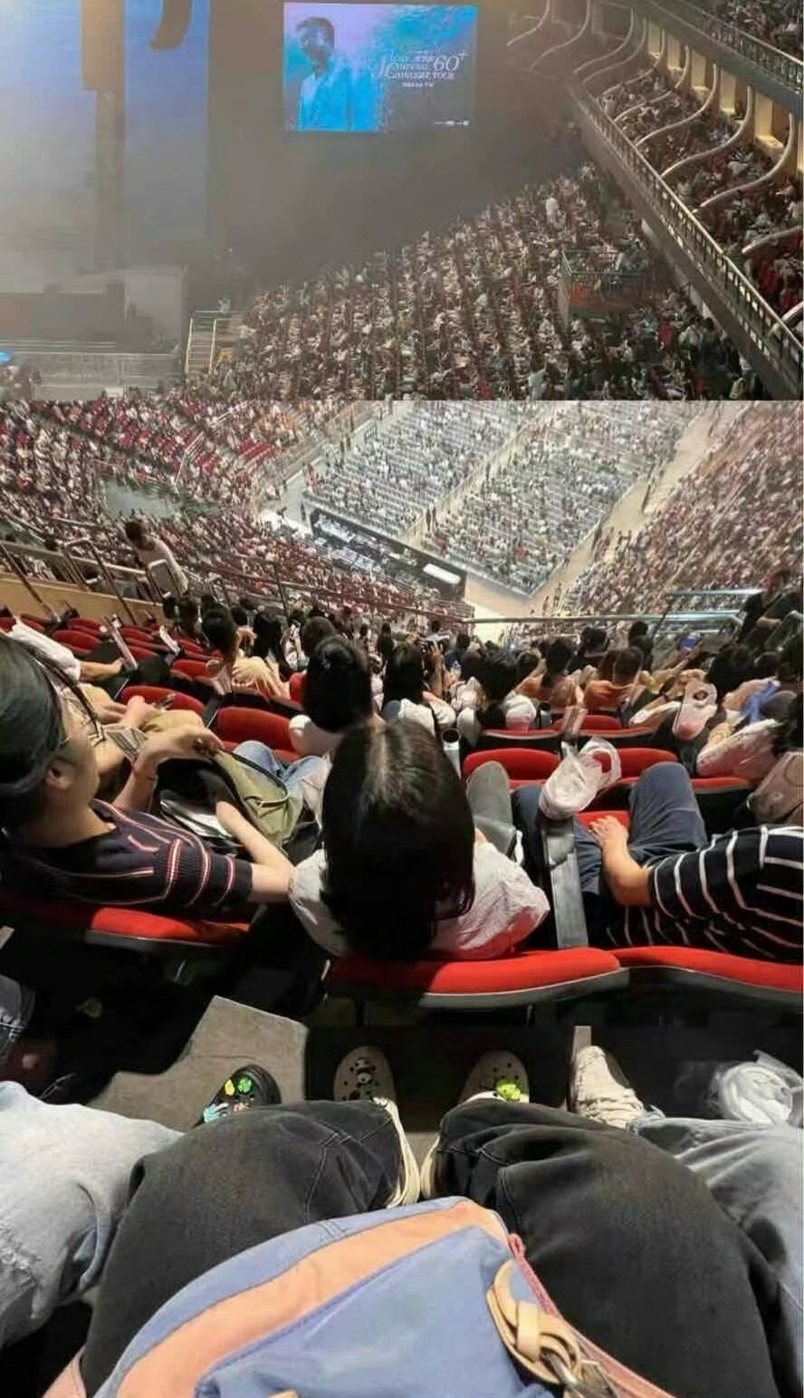 演唱会这种座位真的安全吗​​​？没看过演唱会的人真的吓死了​​​