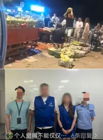 这下老实了，被拘留了，原本拿西瓜砸人的那股狠劲没了。本还以为自己老子天下第一，啥