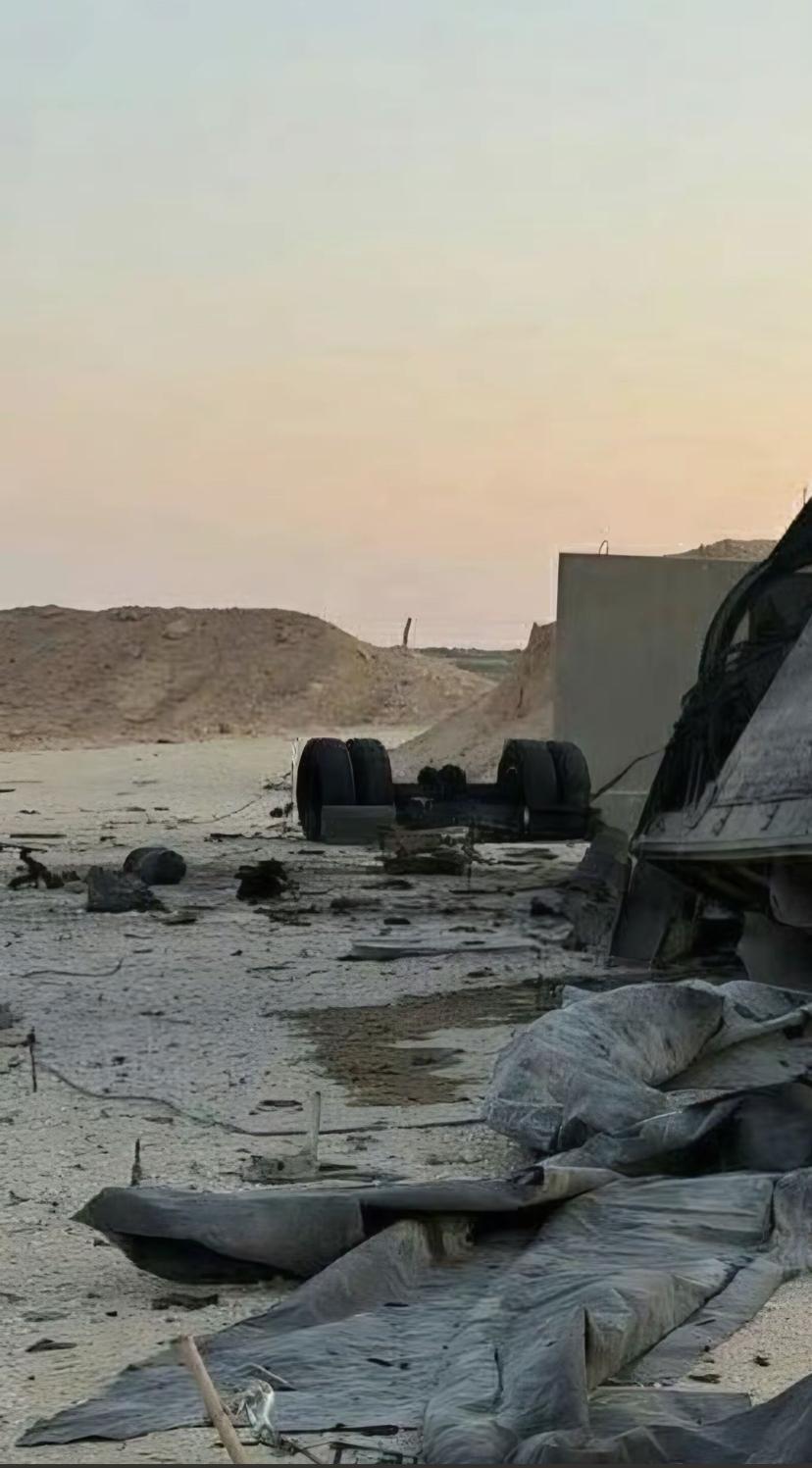 美国在中东的重要雷达，萨德雷达的毁伤照片来了！此前大家只看到了网上的卫星图片