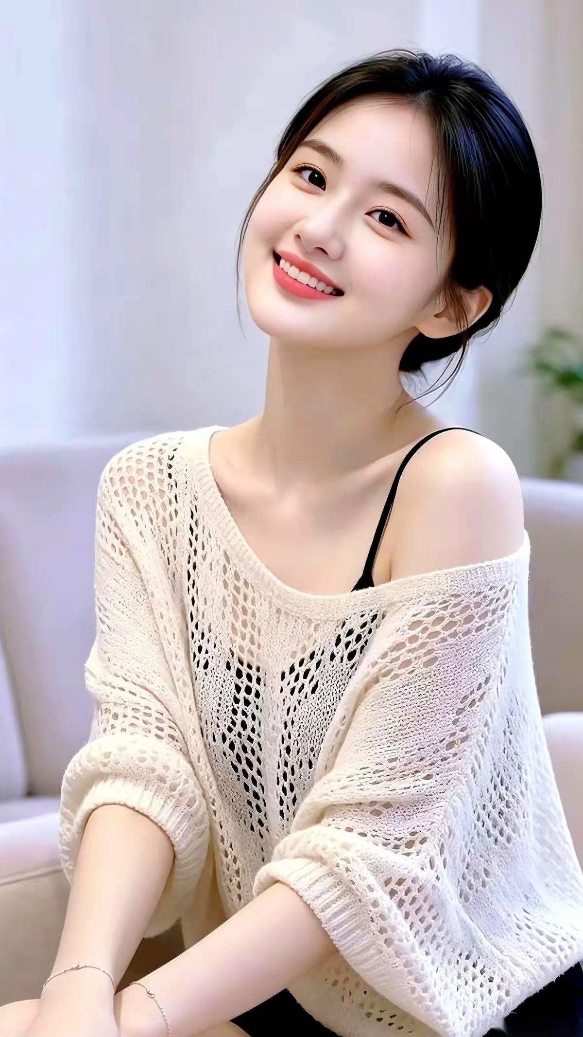 笑的真甜