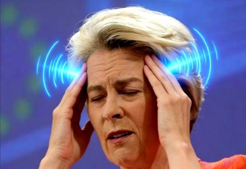 芬兰一个教授直接把话筒怼脸上了。 他问冯德莱恩：要是特朗普真去动委内瑞拉，你