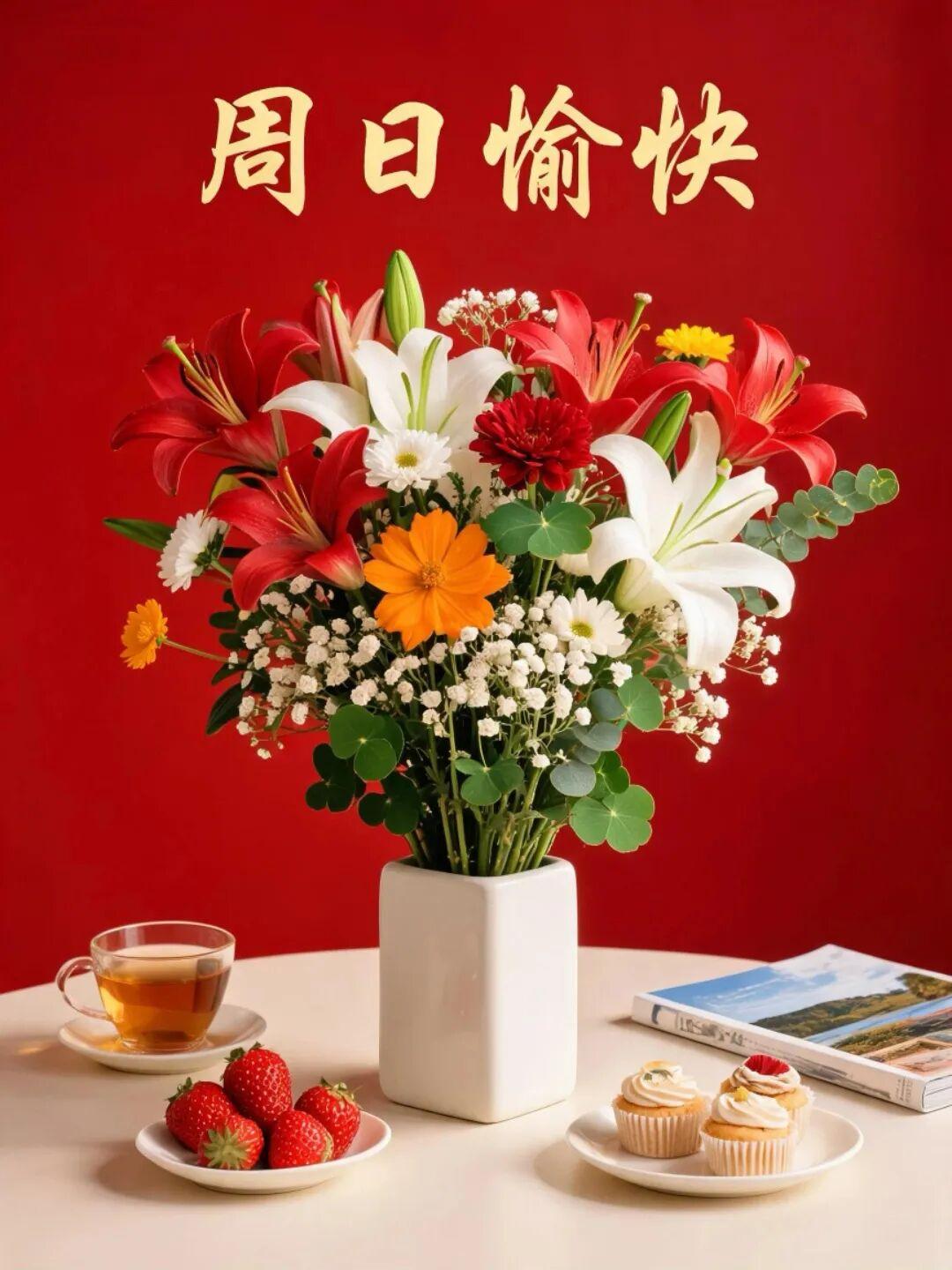 朋友是星光，常伴暖阳，岁岁安康，遥望星光，满心敞亮，温柔清晨，一句周日早安送上，