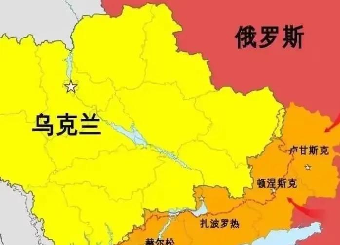 我们可以看到，俄罗斯围绕着乌东四州建立起一个巨大的缓冲区而且还在乌东四州进行复耕