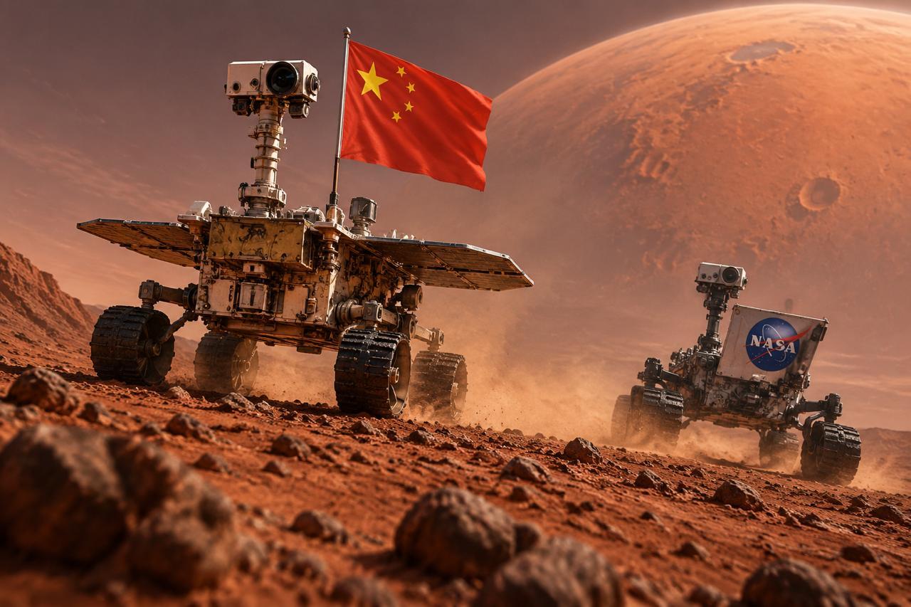 中国天问三号提速，火星“挖土”竞赛反超NASA9月3日，在合肥举行的深空探测