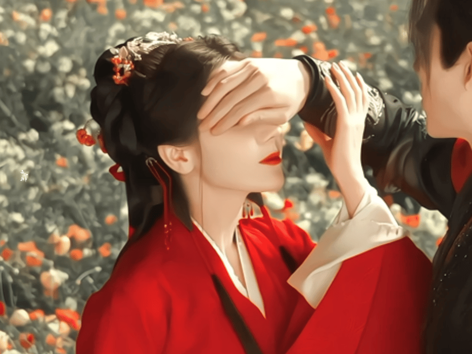 迪丽热巴陈飞宇七夕花絮不要放过这个红衣艳鬼贺思慕✌︎'֊'​​​