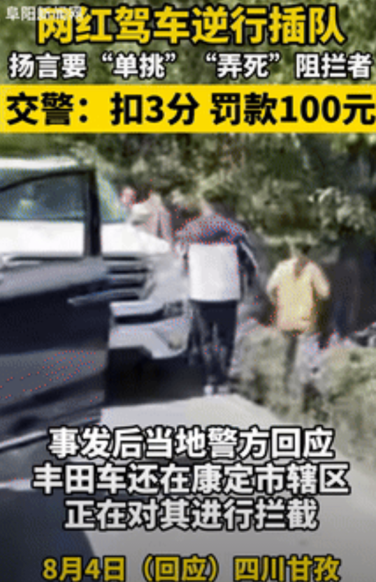 必须严惩！四川甘孜，一国产车路上正常行驶，有辆日本车却突然从旁边窜出来，想要逆行