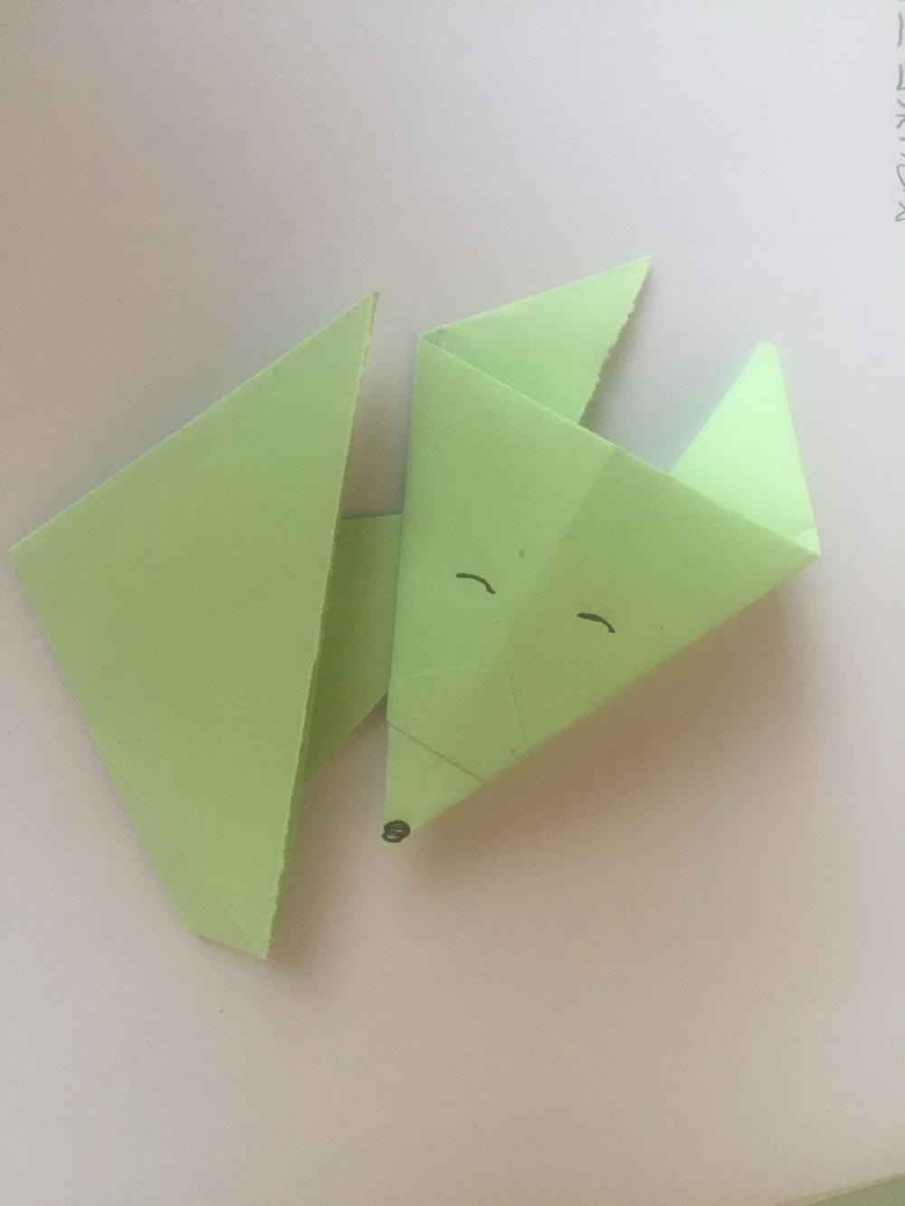 趣味diy手工狐狸的的折法详细图解 手把手教你折狐狸